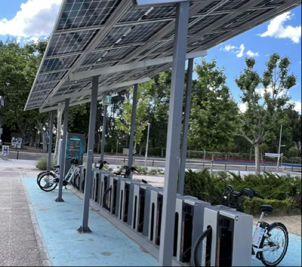 Aris Energie | SunPark Bike – Ombrière Vélo électrique